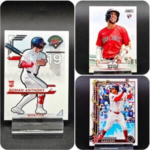 Roman Anthony Marcelo Mayer Stadium Topps RC's Boston Red Sox Top Prospects